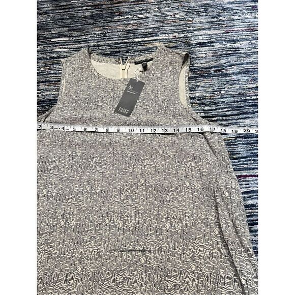 Eileen Fisher NWT BROKEN CHEVRON TENCEL VISCOSE dress size XS - Picture 7 of 8